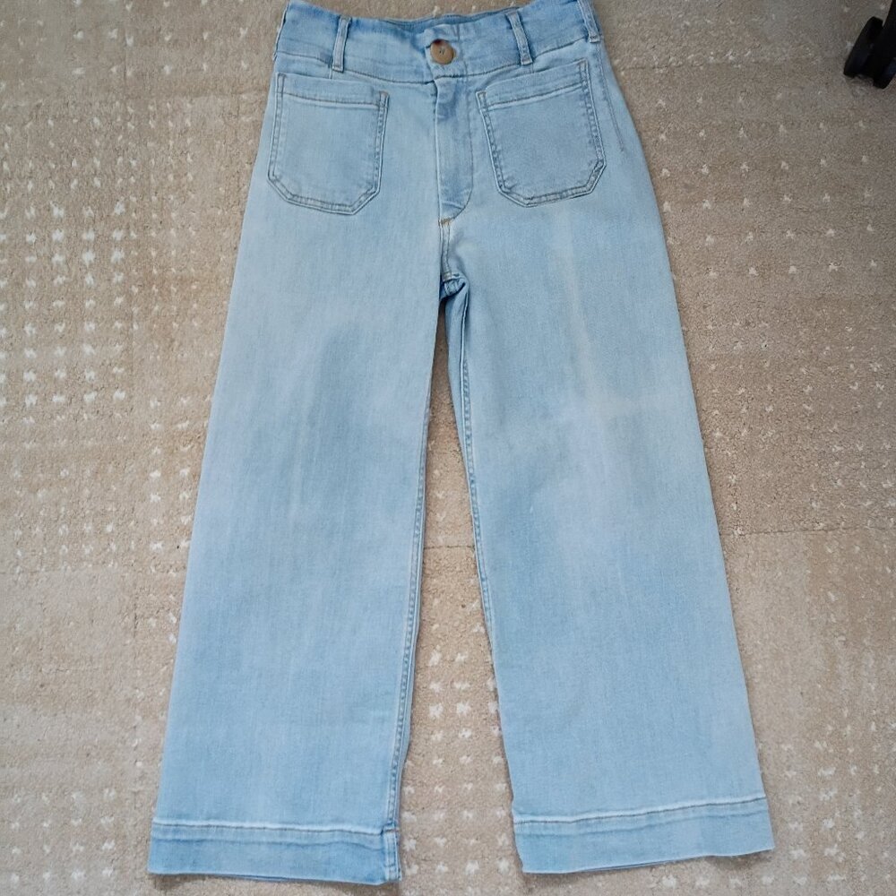 The Colette High Rise Crop Wide-Leg Jeans 25P